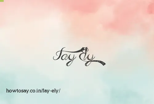 Fay Ely
