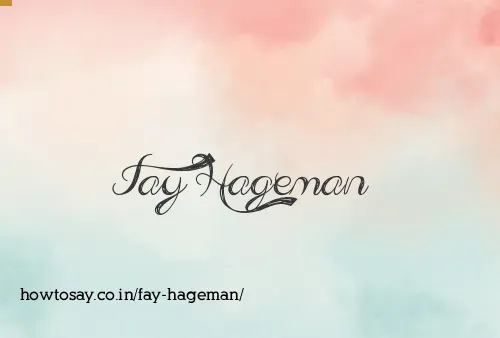 Fay Hageman