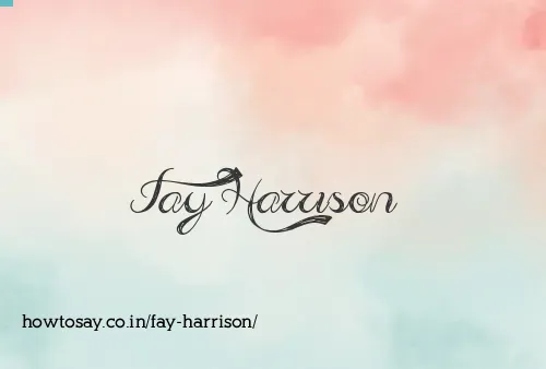 Fay Harrison