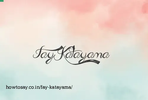 Fay Katayama