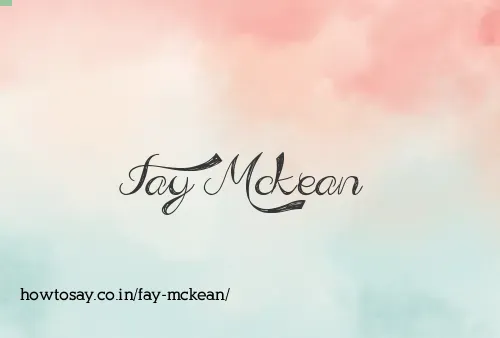 Fay Mckean