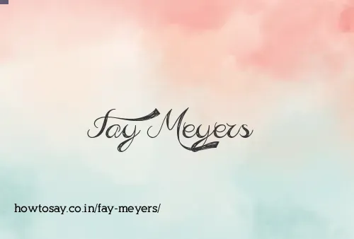 Fay Meyers