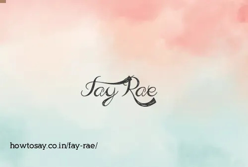 Fay Rae