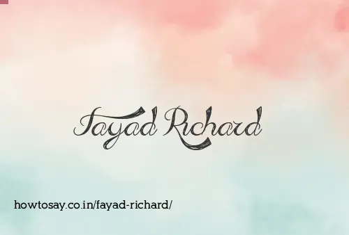 Fayad Richard