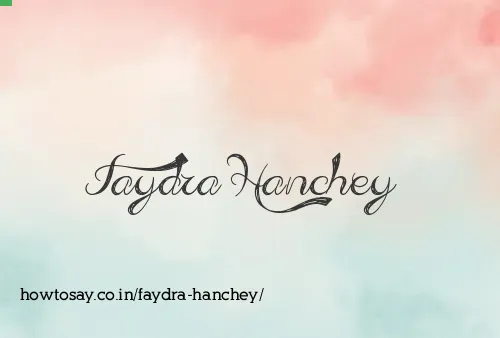 Faydra Hanchey