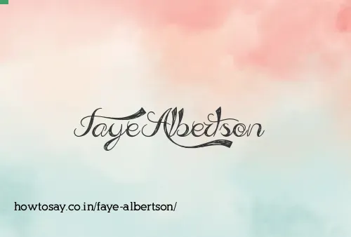 Faye Albertson