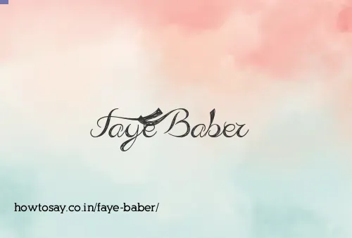 Faye Baber