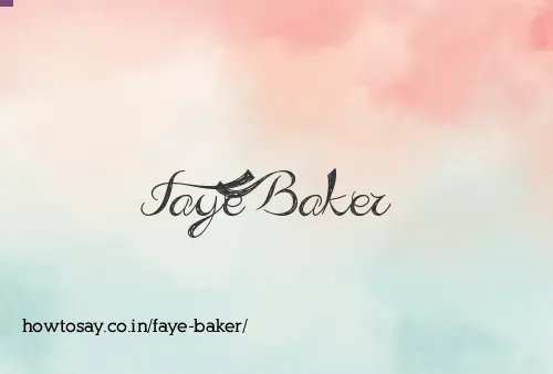 Faye Baker