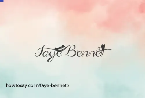 Faye Bennett