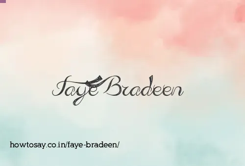 Faye Bradeen