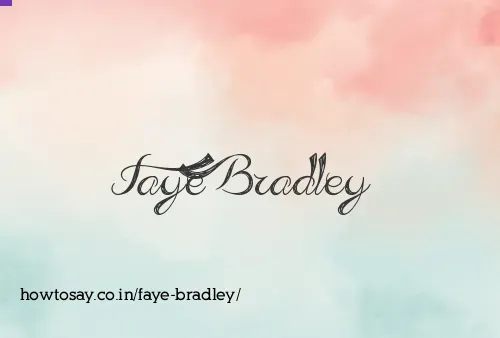 Faye Bradley