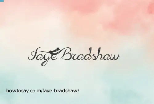 Faye Bradshaw