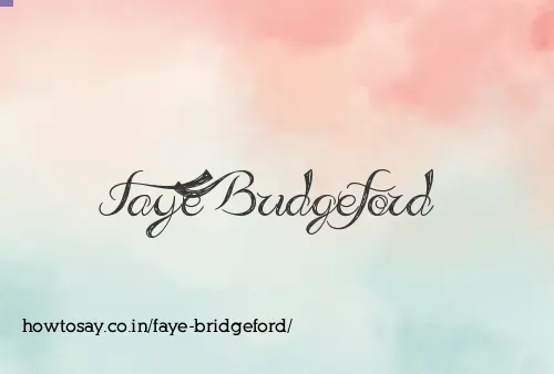 Faye Bridgeford