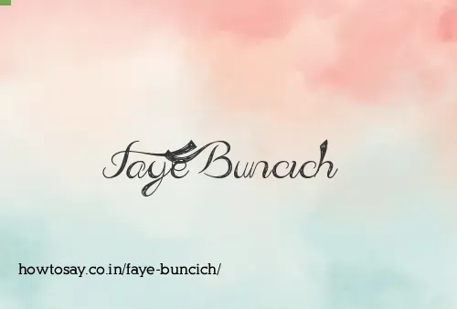 Faye Buncich