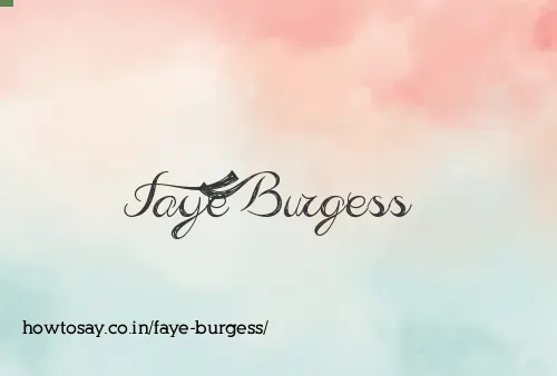 Faye Burgess