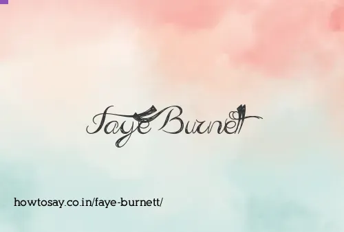 Faye Burnett