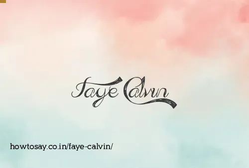 Faye Calvin