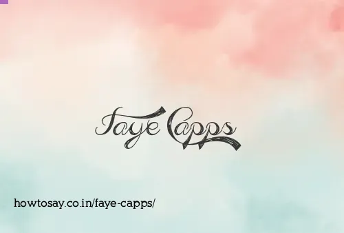 Faye Capps