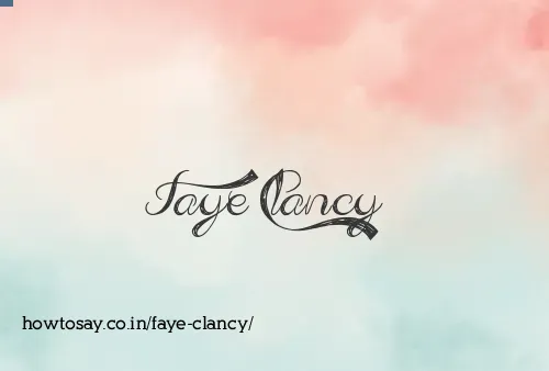 Faye Clancy