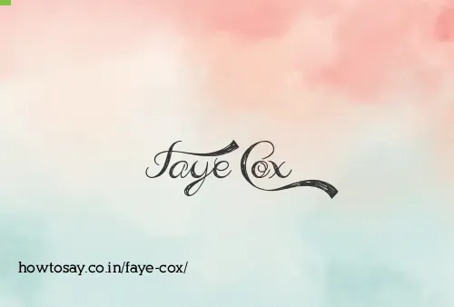 Faye Cox