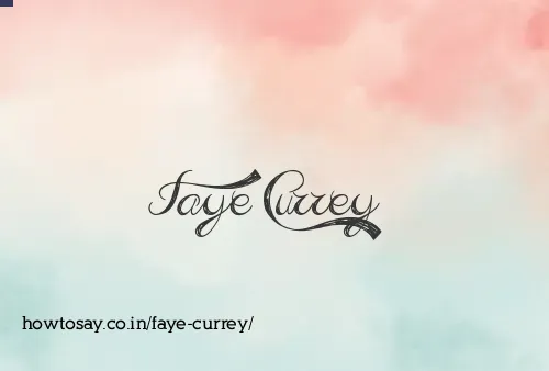 Faye Currey