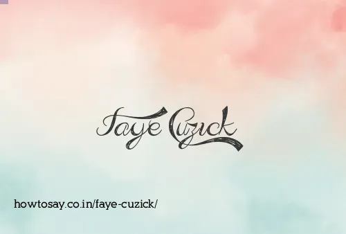 Faye Cuzick