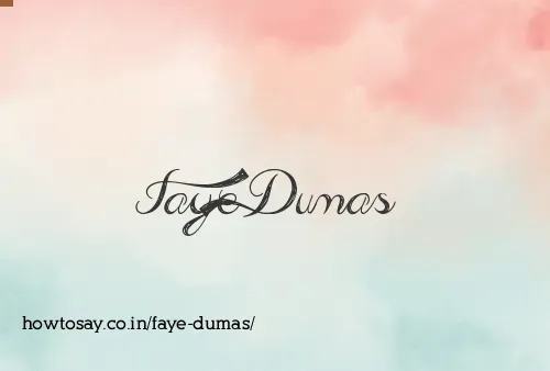 Faye Dumas