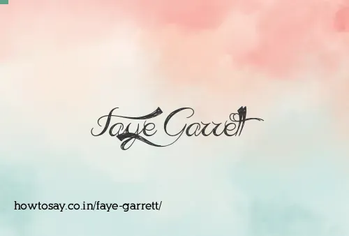 Faye Garrett