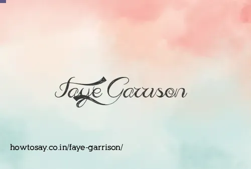 Faye Garrison