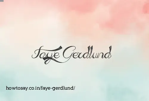 Faye Gerdlund