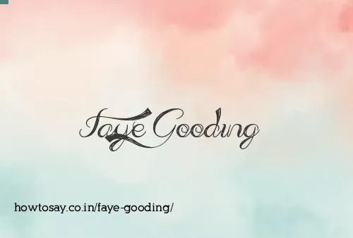 Faye Gooding