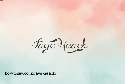 Faye Haack