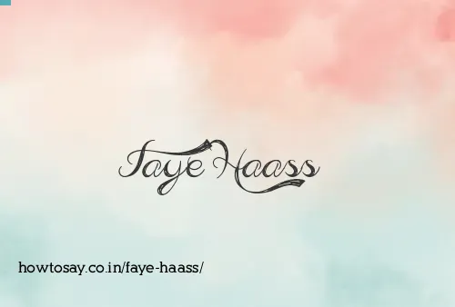 Faye Haass