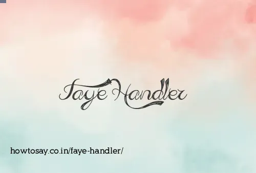 Faye Handler