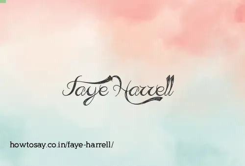 Faye Harrell