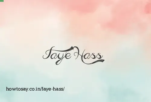 Faye Hass