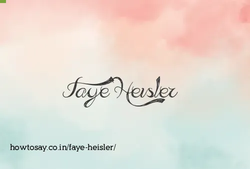 Faye Heisler