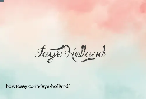 Faye Holland