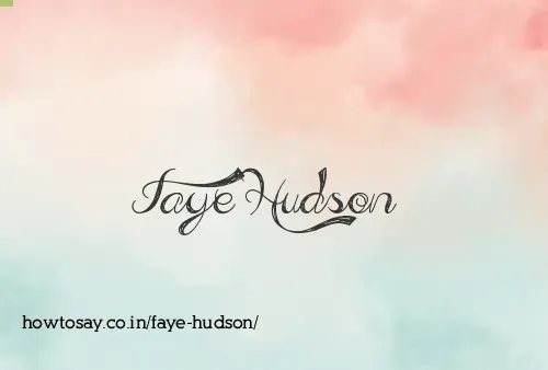 Faye Hudson
