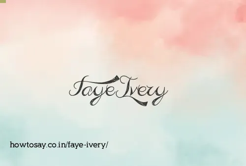 Faye Ivery