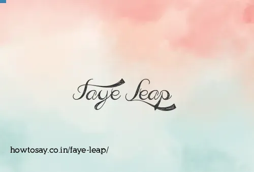 Faye Leap