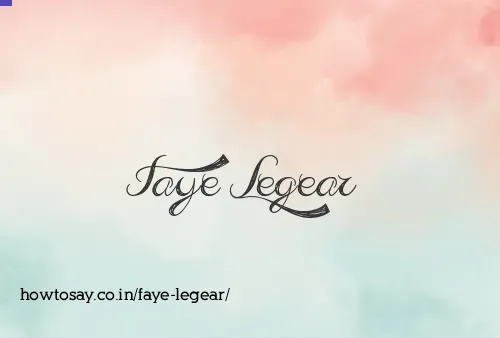 Faye Legear