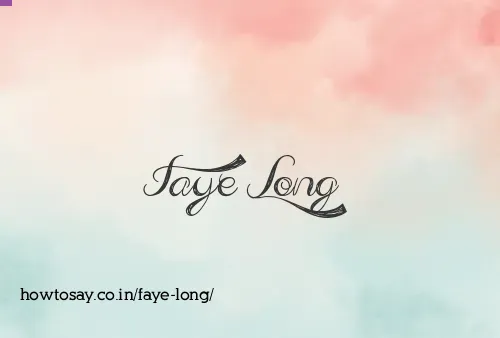 Faye Long