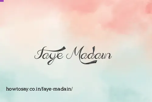 Faye Madain