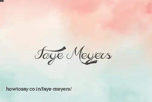 Faye Meyers
