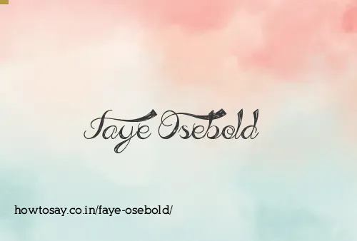 Faye Osebold