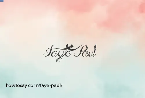 Faye Paul