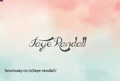Faye Randall