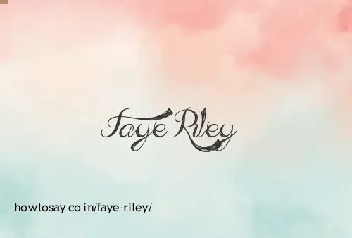 Faye Riley