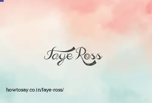 Faye Ross